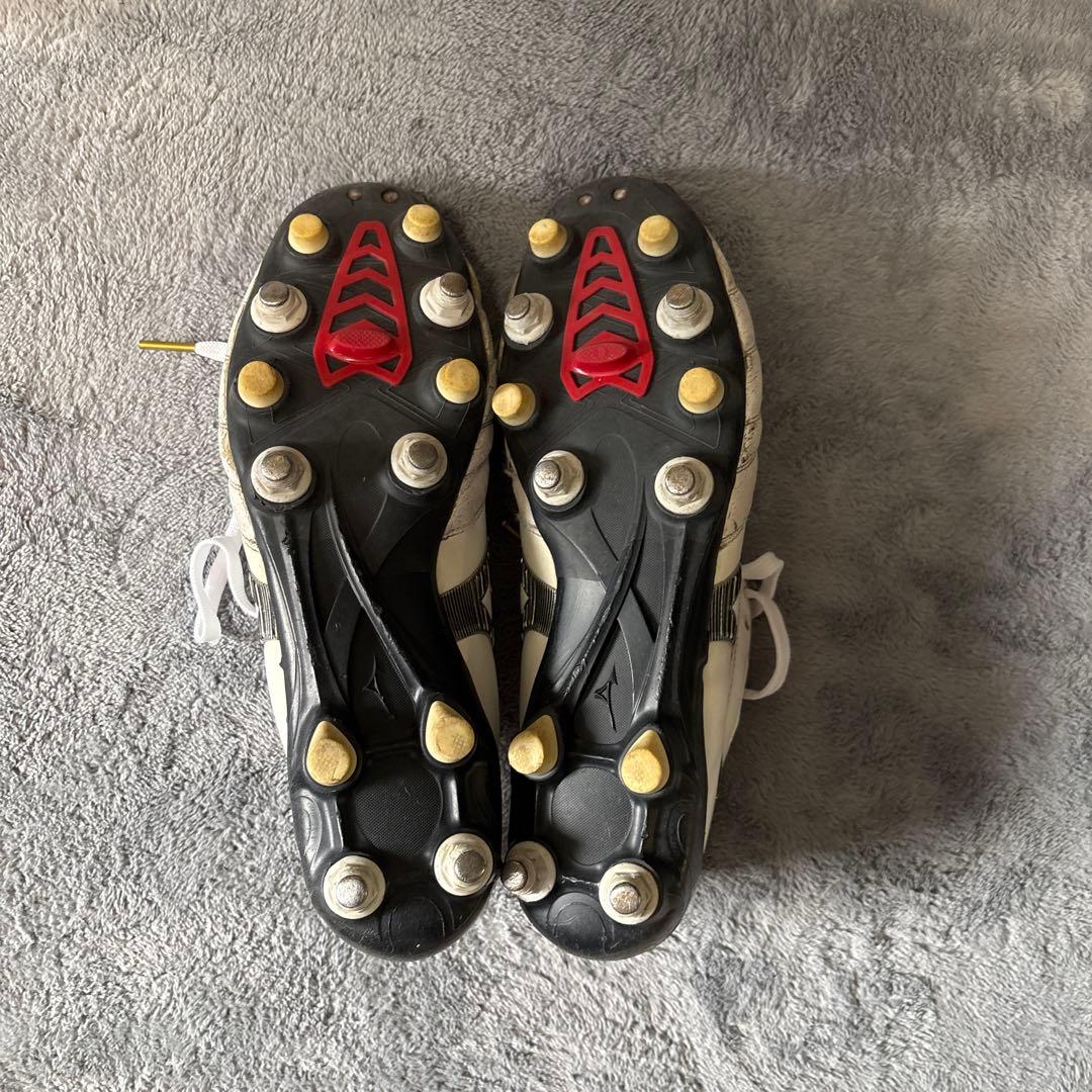 サッカーシューズ ホワイト レザー モレリアネオ2の取り替え式SG