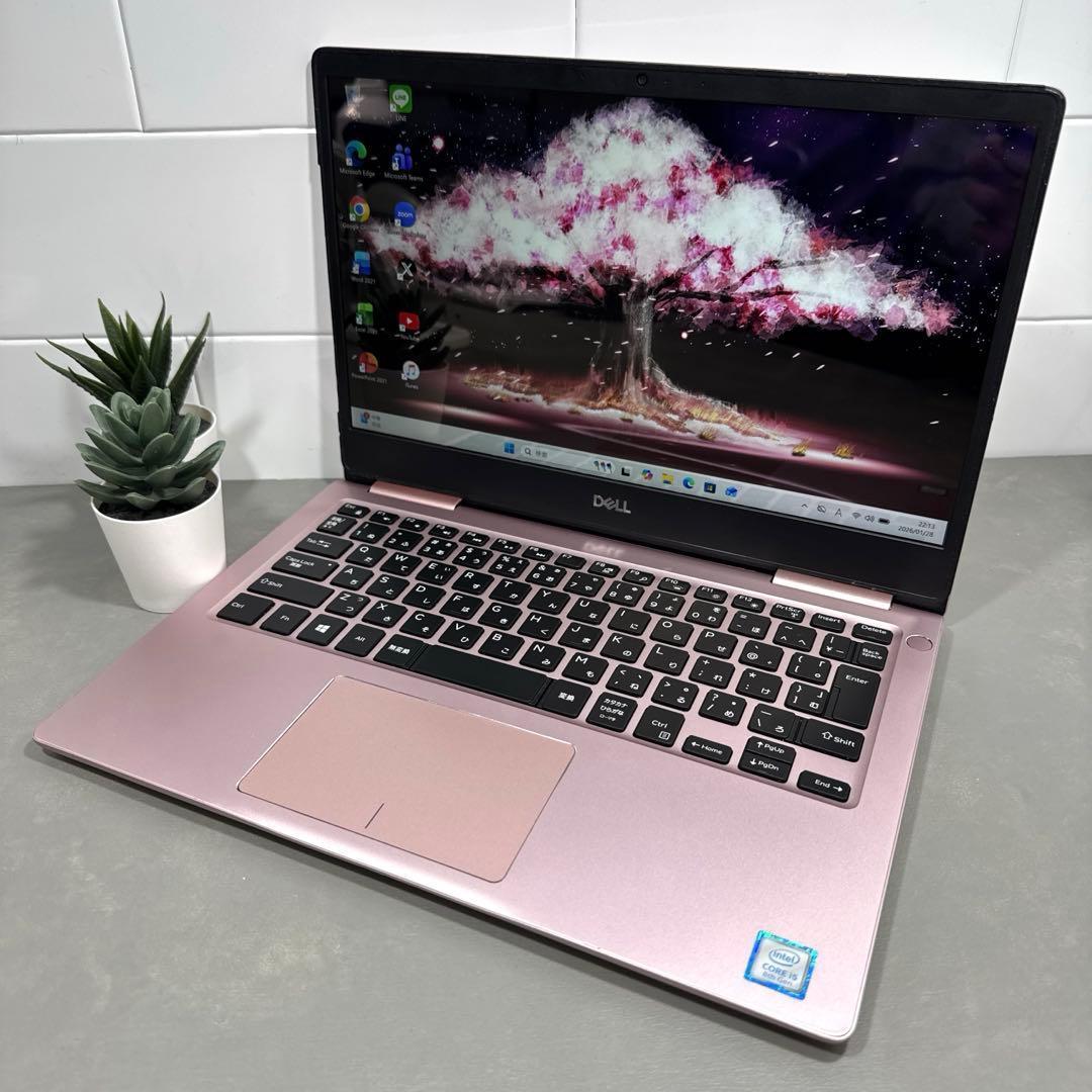 【超希少】DELLピンクシャンパン☘8世代corei5☘️NVMe512GB☘️