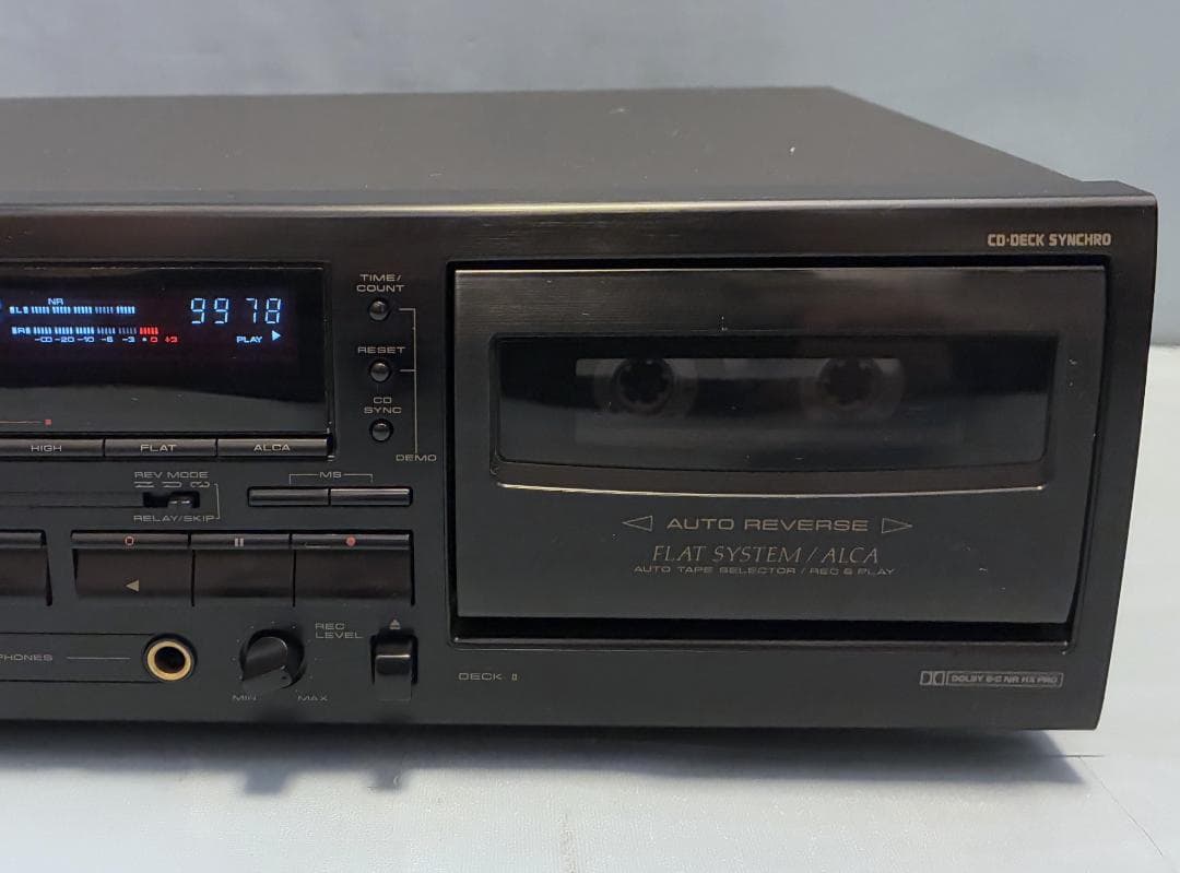 【動作OK】　ダブルカセットデッキ　PIONEER　パイオニア　T-W01AR