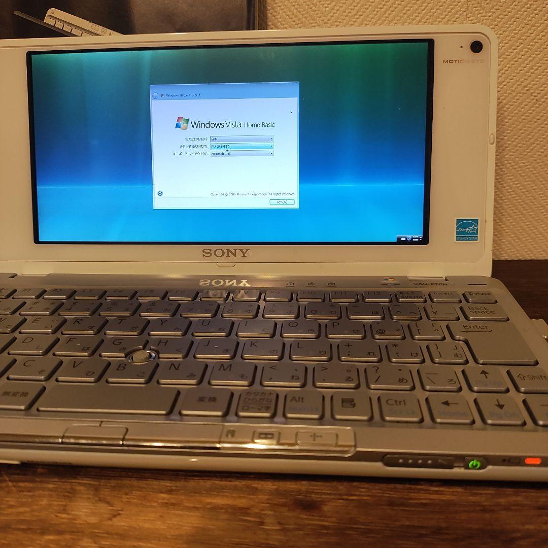 SONY VAIO ポケットスタイルPC VGN-P70HミニノートPC