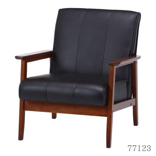 《新品・送料無料》バイキャストＰＵソファー ラバーズ ダークブラウン 1P