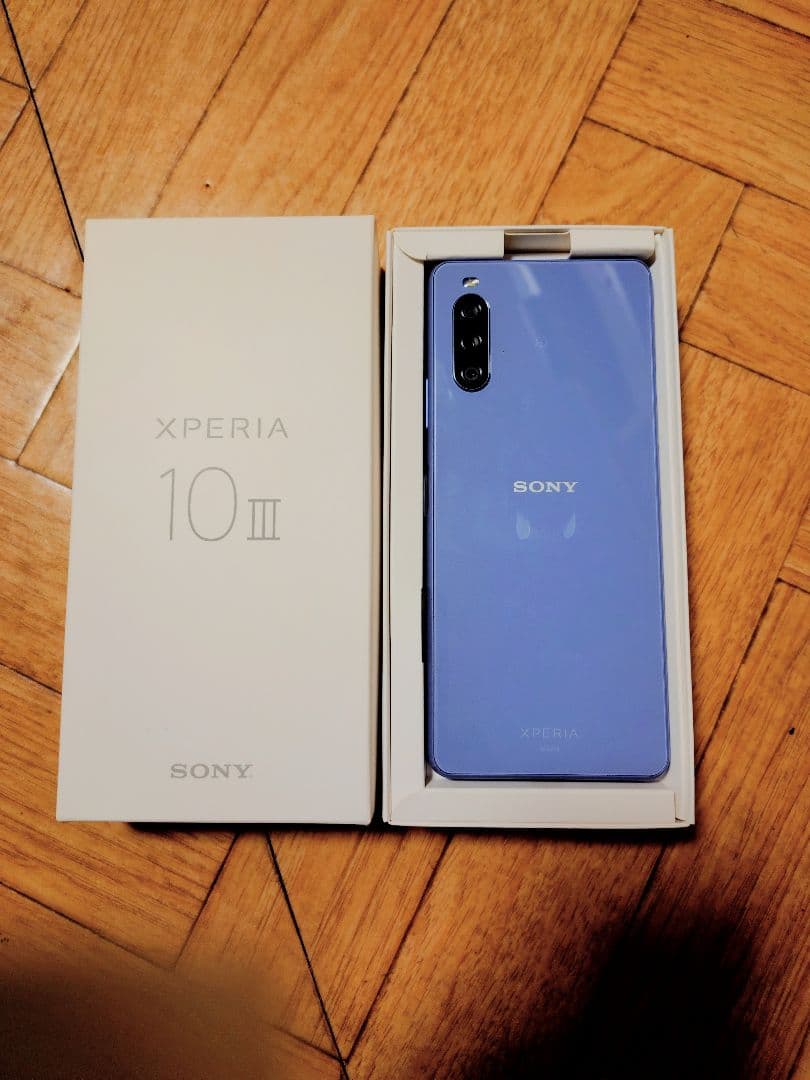 Sony Xperia 10 III SOG04 ブルー(SIMロック解除済み)