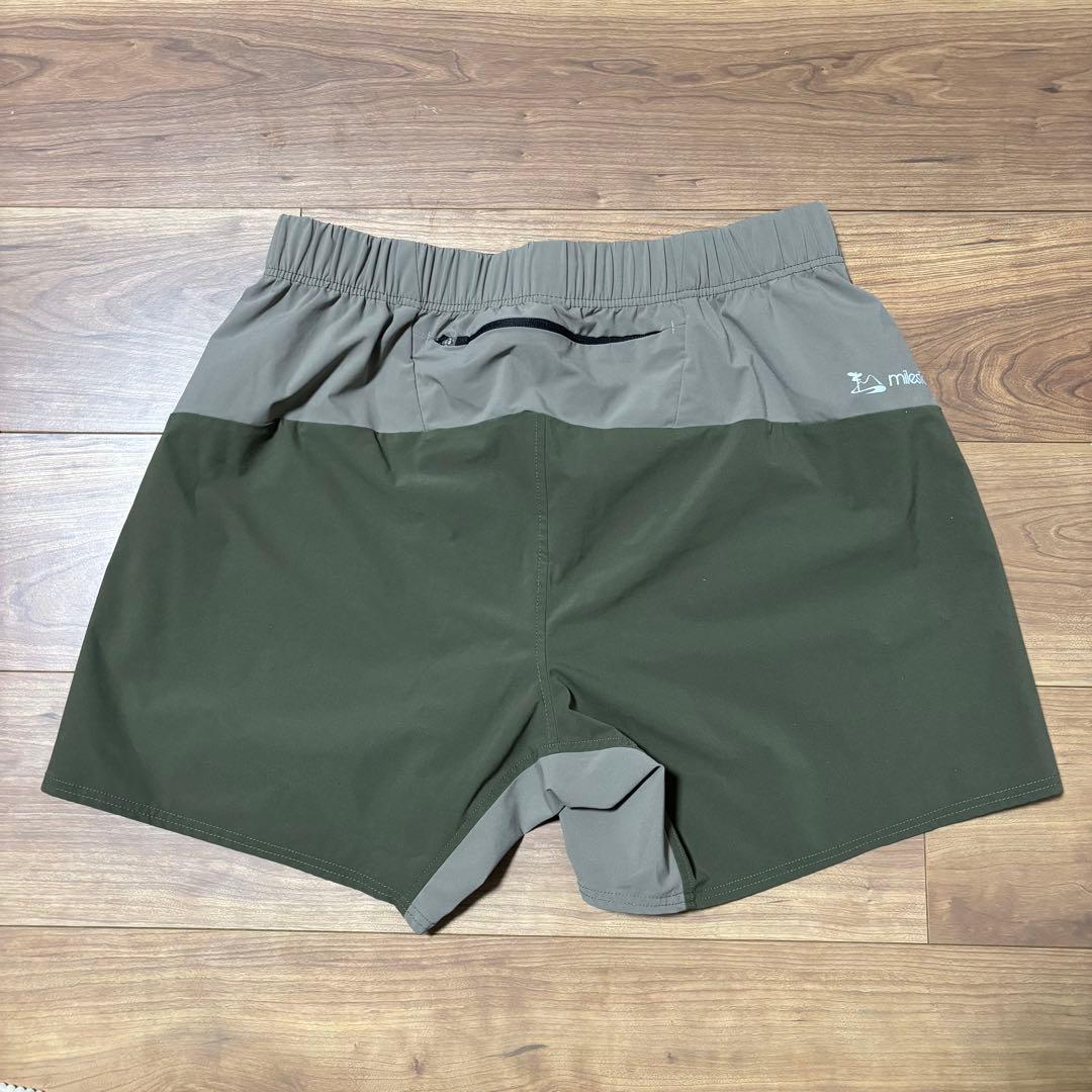 milestone オリーブグリーン ショートパンツ