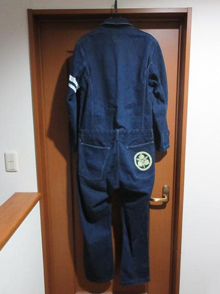 MOMOTARO桃太郎ジーンズ濃紺デニムツナギつなぎオールインワンオーバーオール