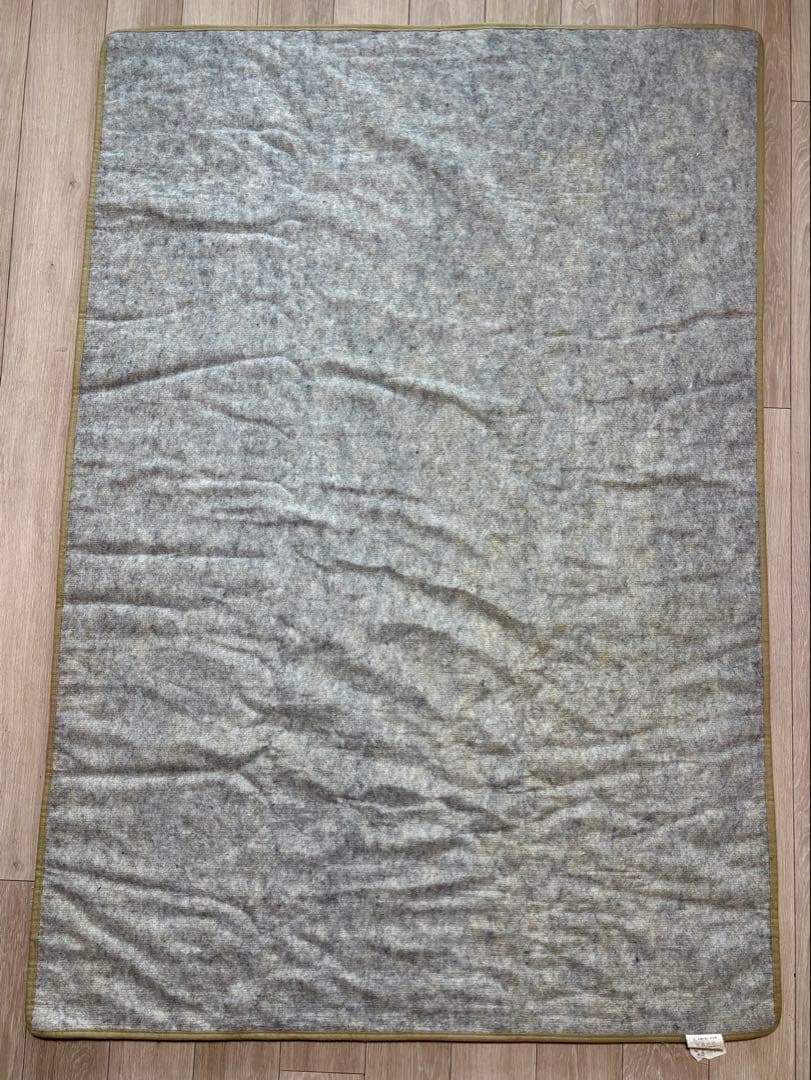 高級ナイロン100％　日本製　ボリュームラグ プルーベル　ジェイド