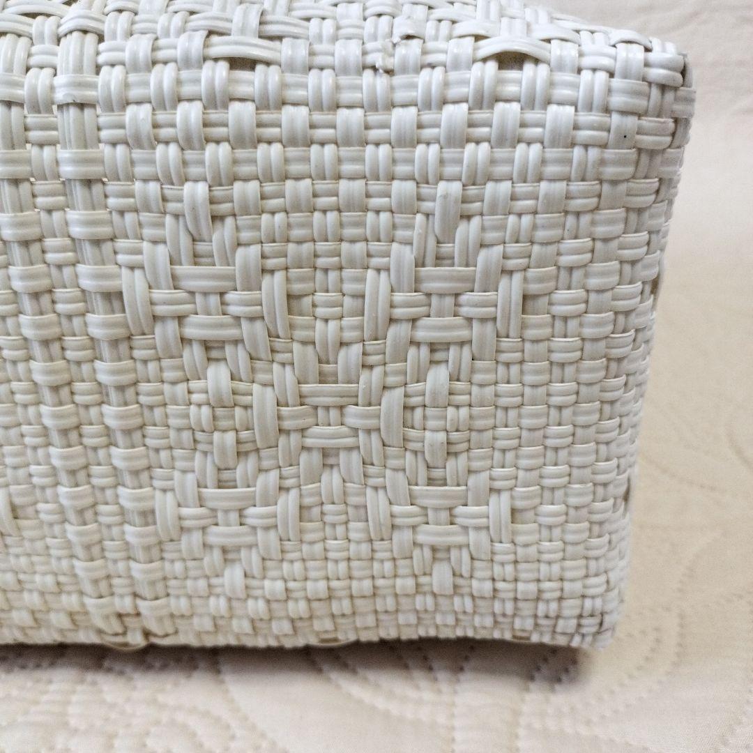 Letra メルカドバッグ 白 Mサイズ　マルシェバッグ＆ミニバッグ