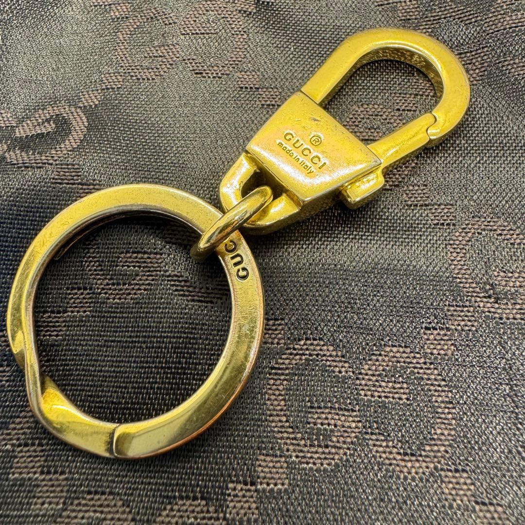 GUCCI グッチ キーホルダー カラビナ キーリング バッグチャーム 箱 付属