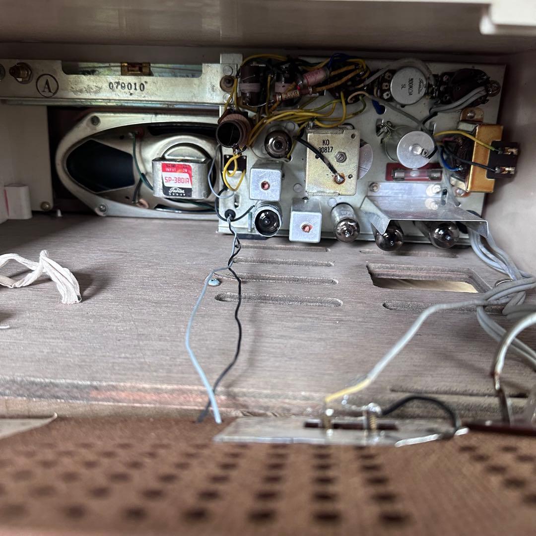 昭和レトロ　真空管ラジオ　稼働しました 元箱付　希少