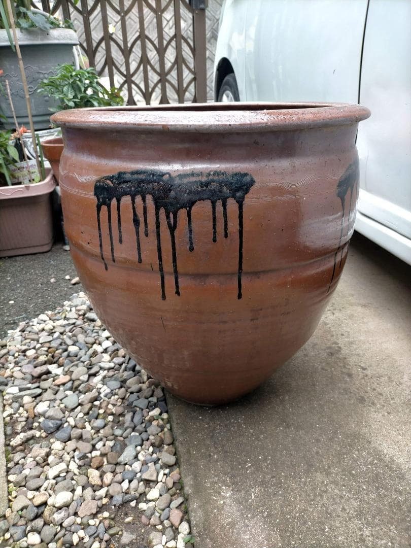 ◆【 大地主・旧家土蔵品 】 ◆ 《 　古 品　壺　 》◆T0201