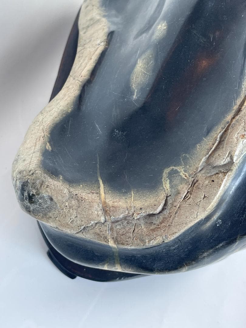 白蛇 蛇石 縁起物 弁財天 富 開運 天然石 パワーストーン 白滝権現 台座付