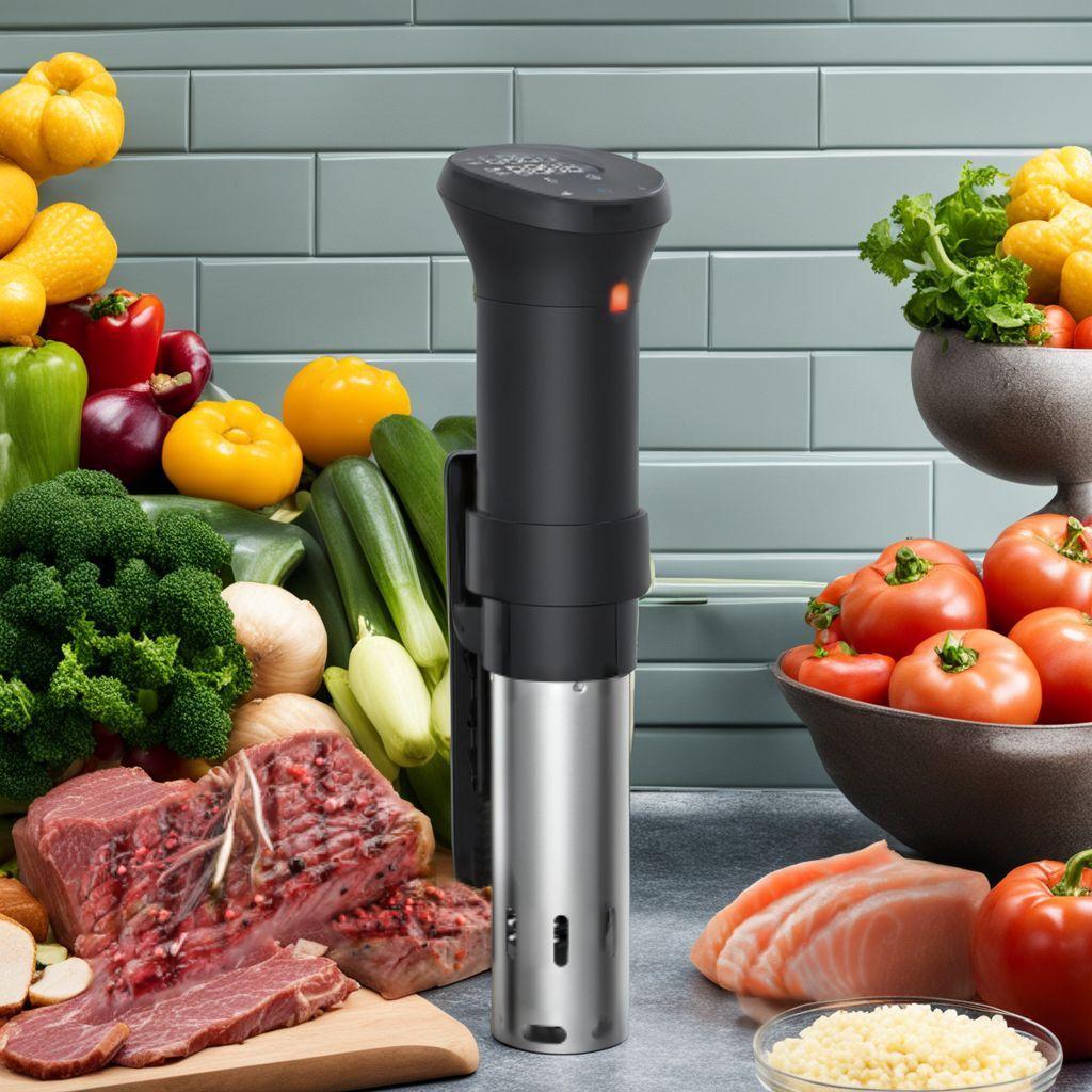 1100Wハイパワー 予約機能 低温調理器具 真空調理器 24時間