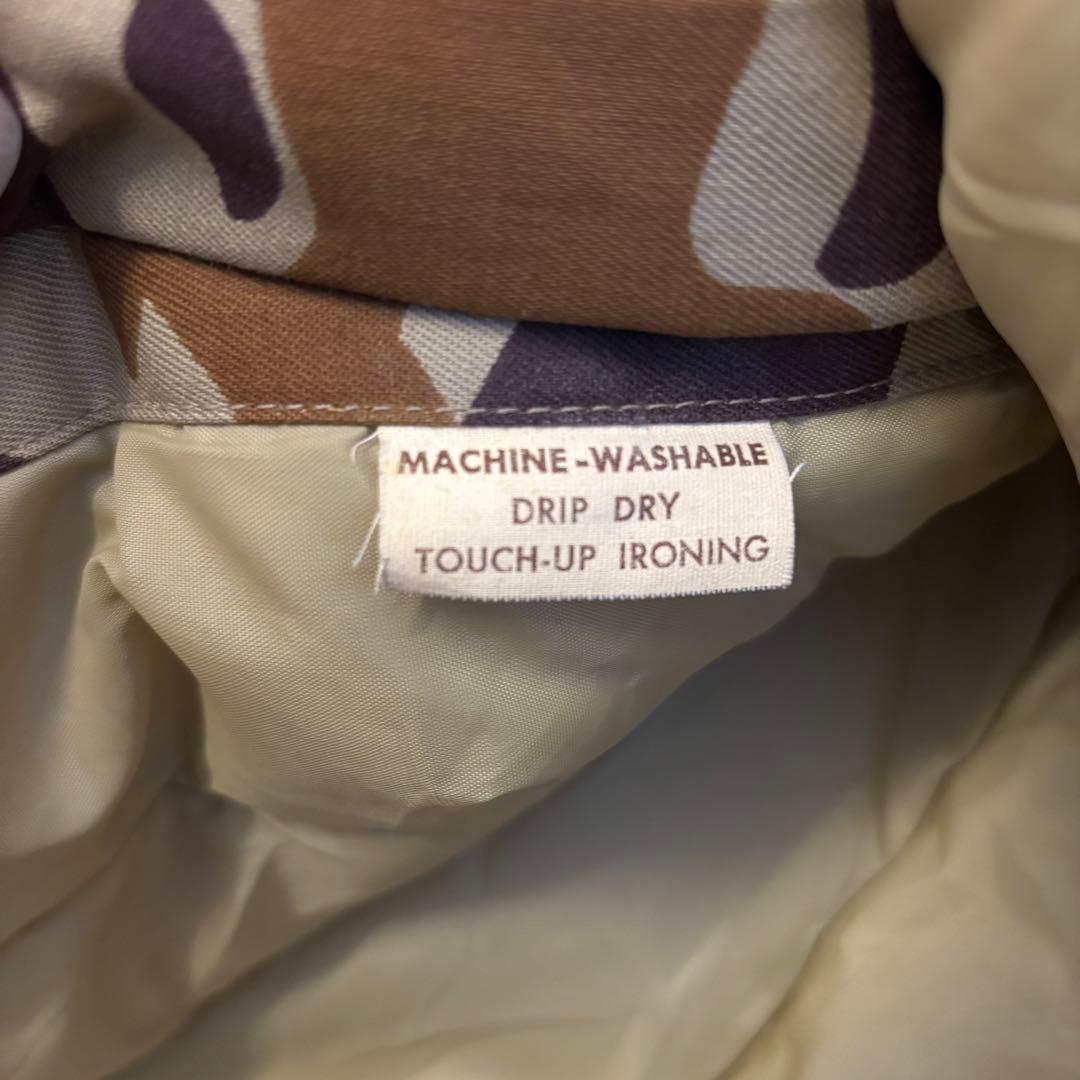 70s ダックハンターカモ 中綿 コート TALONジップ フーデッド ロング