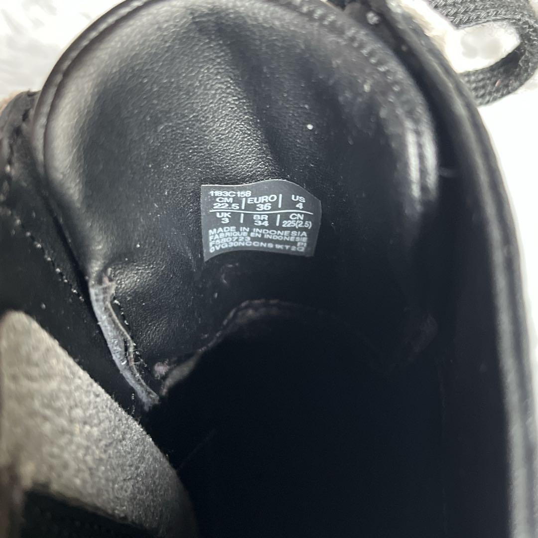 オニツカタイガー デレシティ ブーツ 22.5 黒 シューズ 厚底 靴 防寒