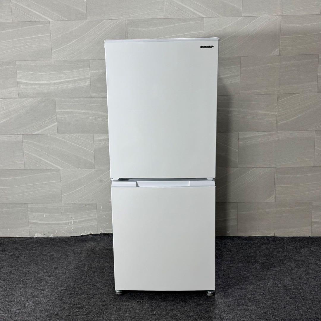 SHARP 冷蔵庫 SJ-D15GJ-W 152L どっちもドア d3375