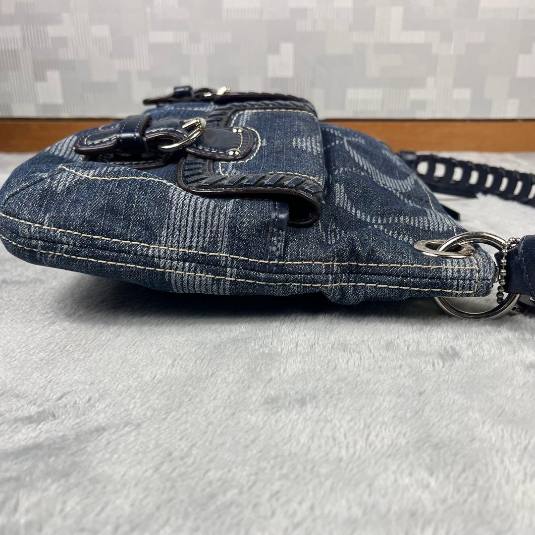 美品 Vintage Coach Denim Bag Signature
