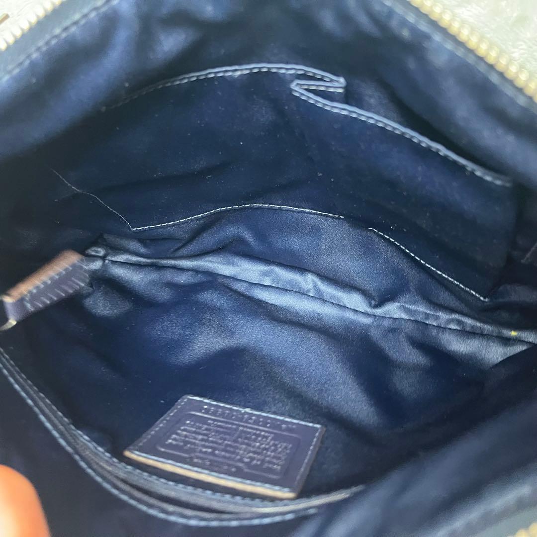 美品 Vintage Coach Denim Bag Signature