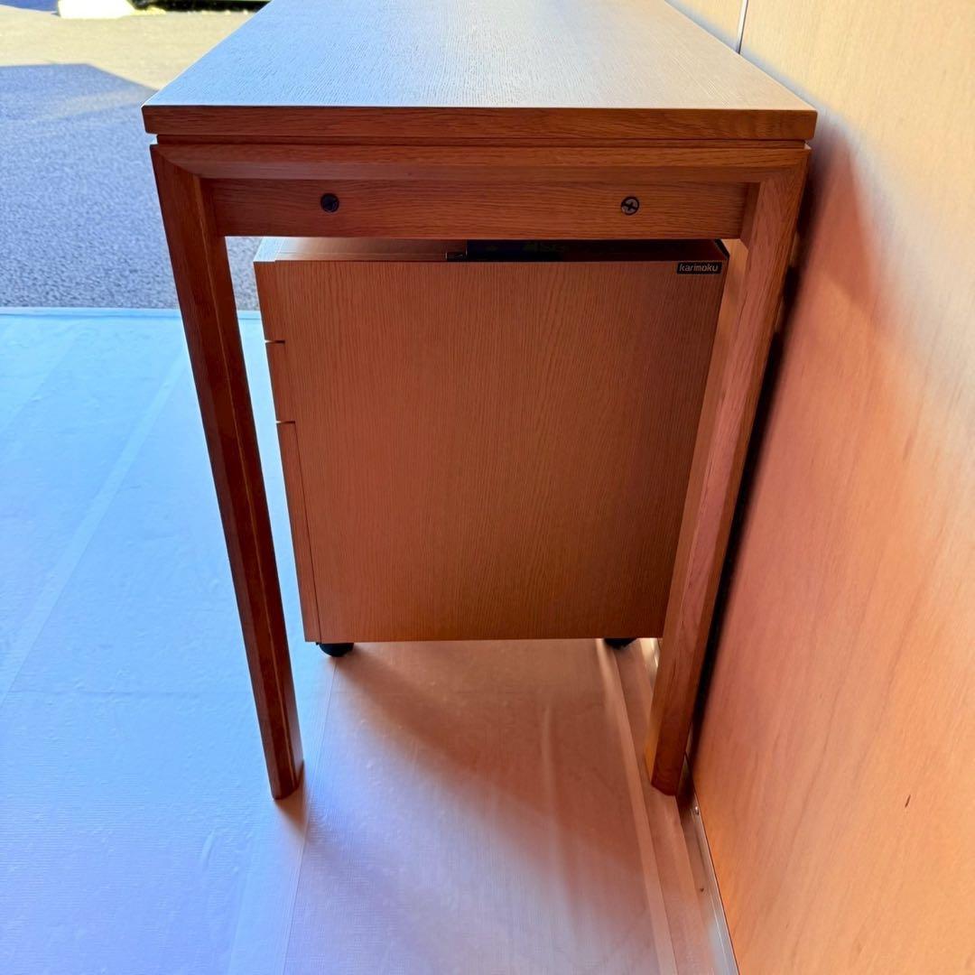 【極美品】カリモク SS4418 デスク　ナチュラル　高級木製机　国産家具