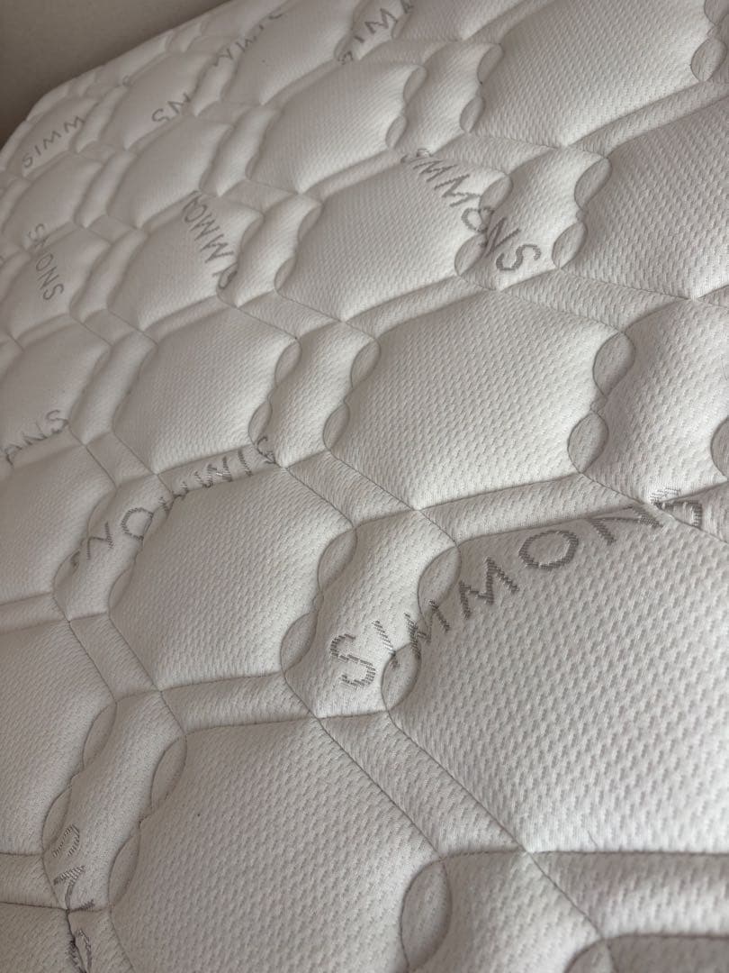 Simmons シングルスプリングマットレス ボックススプリング付き