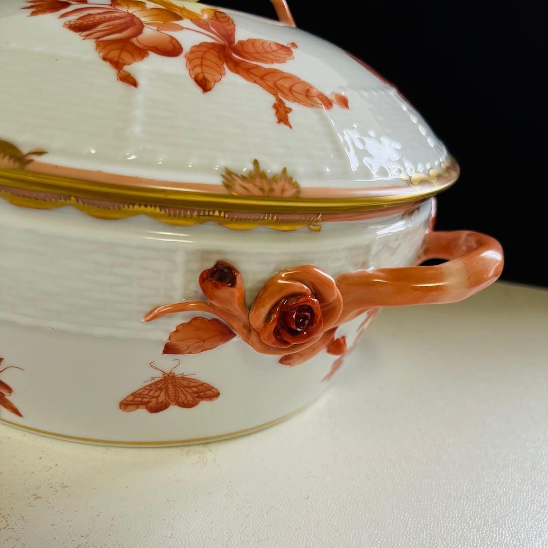 ヘレンド     ヴィクトリアオレンジ　レモン付き　チューリン