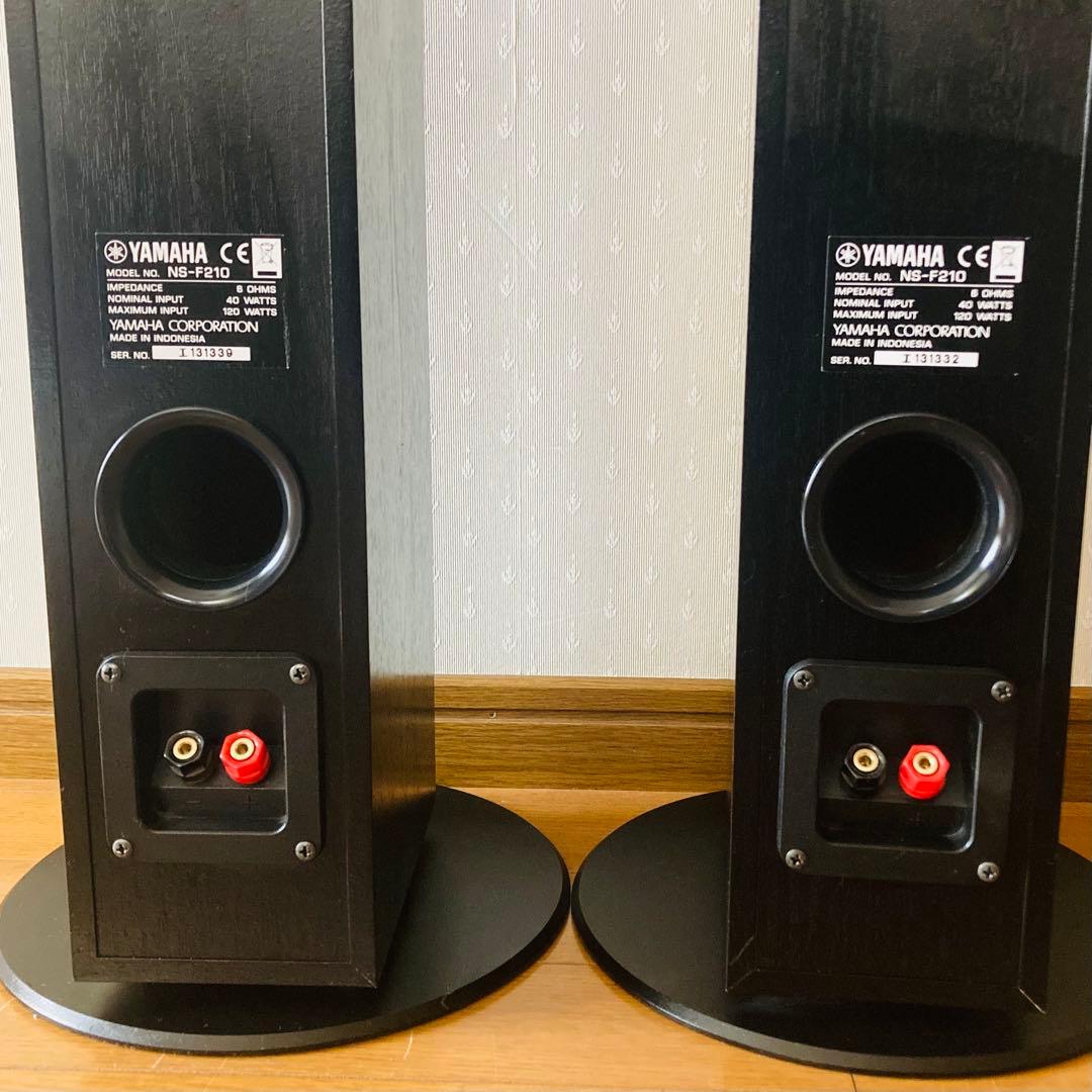 【美品】YAMAHA NS-F210 黒 トールボーイスピーカー 2台セット