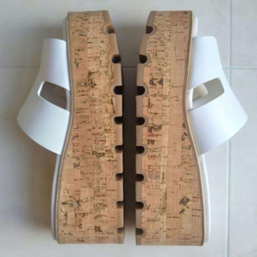 HERMES エルメス サンダル エズ ホワイト サイズ35