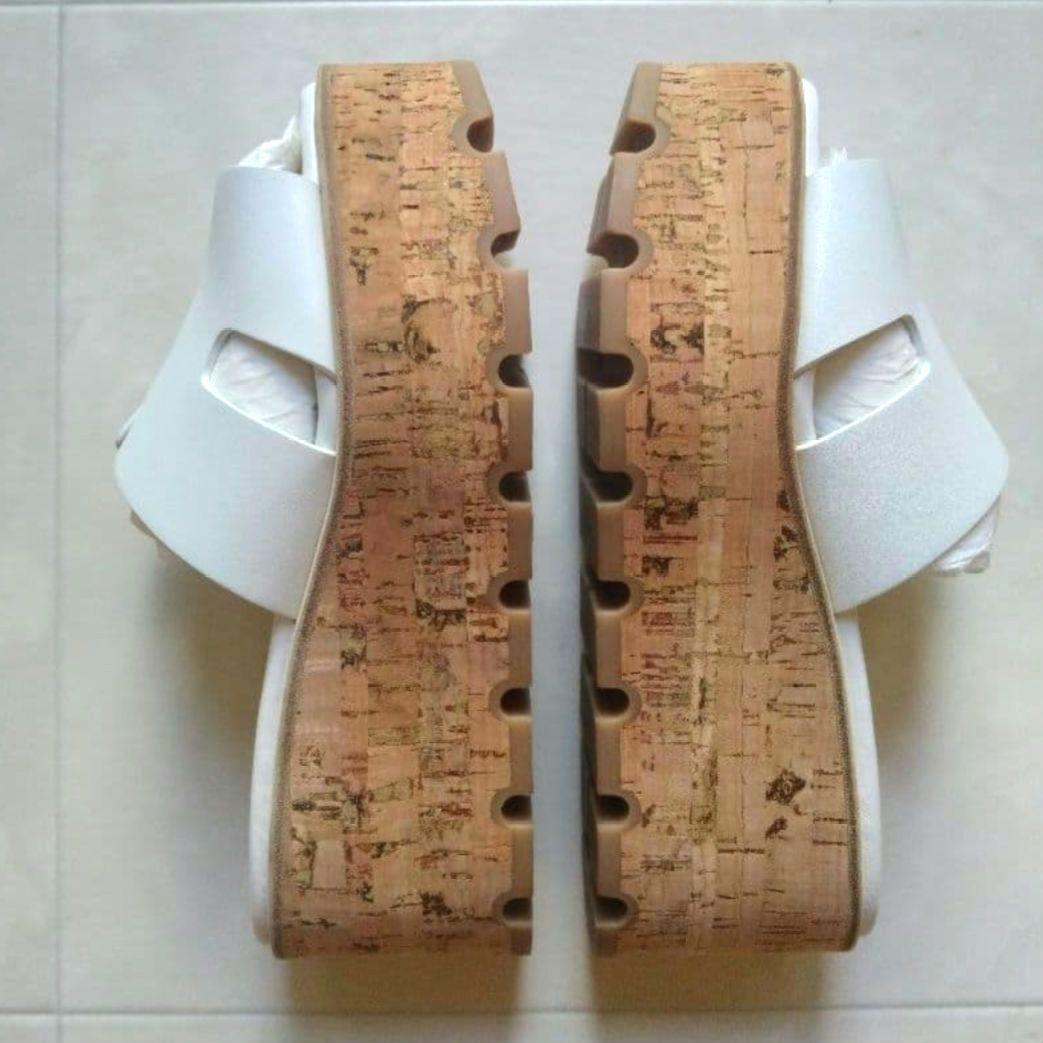 HERMES エルメス サンダル エズ ホワイト サイズ35