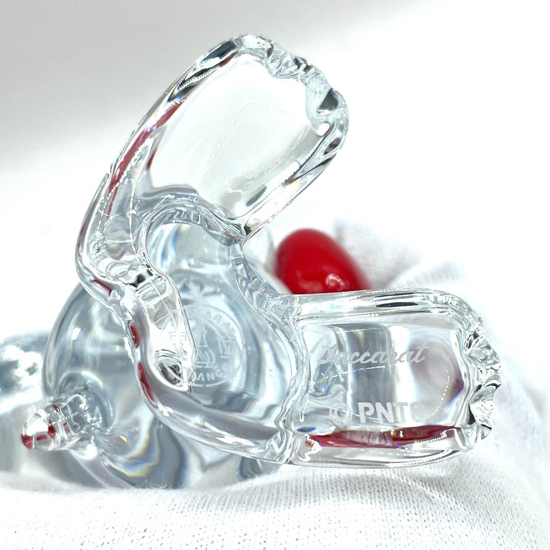 ☆*☆様 極美品 Baccarat/バカラ スヌーピー レッドハート クリスタル