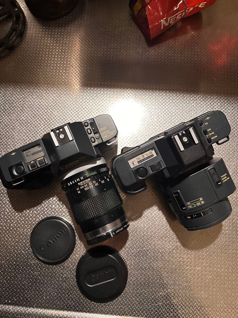 Canon T80 AC35-70 + T70 完動品セット