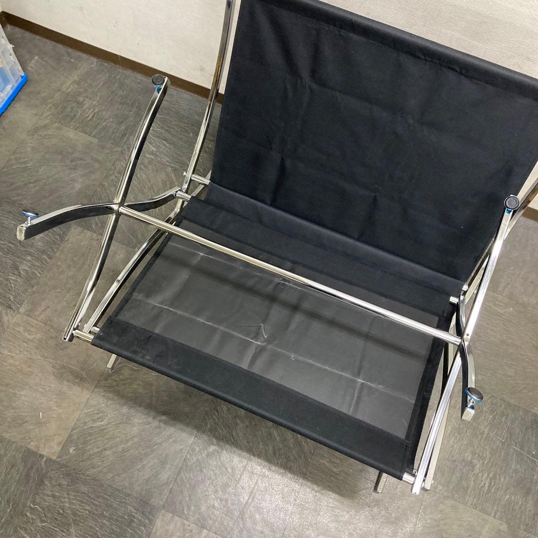 012603 バルセロナチェア 2点セット 1人掛けソファ ブラック組み立て式