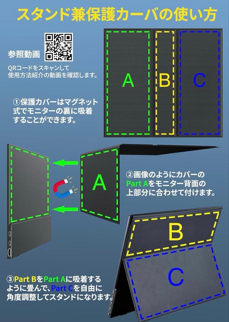 【訳アリ】ポータブルモニター15.6【新品未開封】