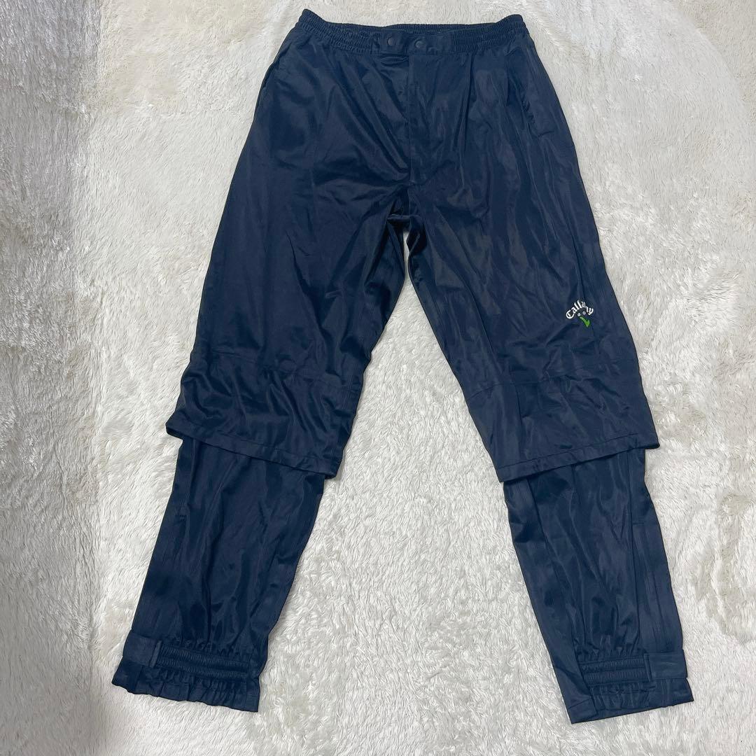 美品 callaway キャロウェイ ゴルフ レインウェア セットアップ LL