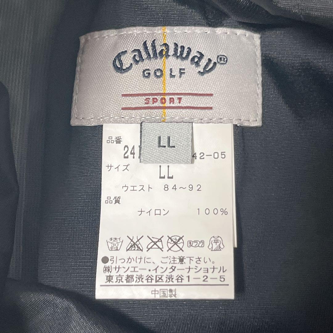 美品 callaway キャロウェイ ゴルフ レインウェア セットアップ LL