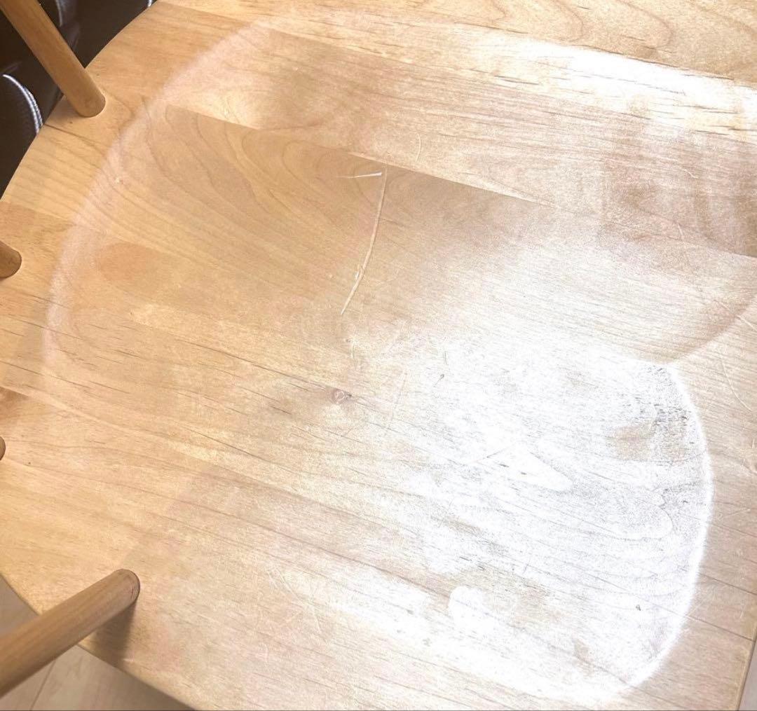 【送料無料】MUJI 無印良品 オークアームチェア・丸脚　ダイニングチェア