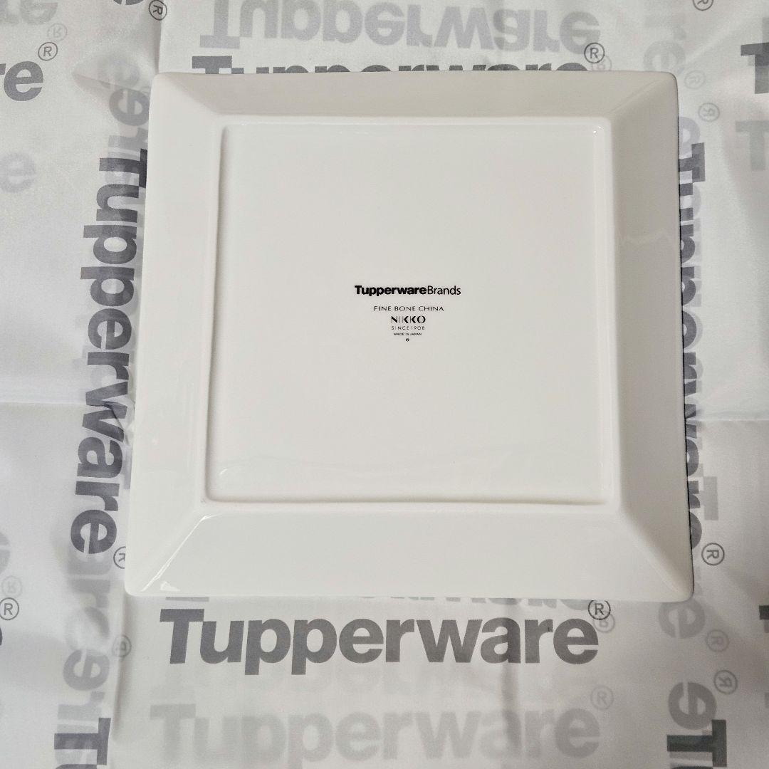 【新品】タッパーウェア ニッコー ファインボーンチャイナ55周年記念角皿セット