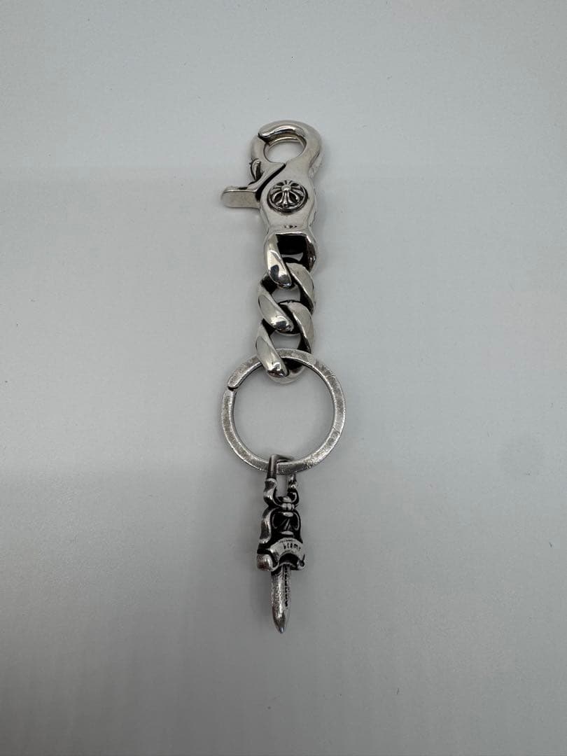 【正規品】CHROME HEARTS クラシックキーチェーン クリップ ショート