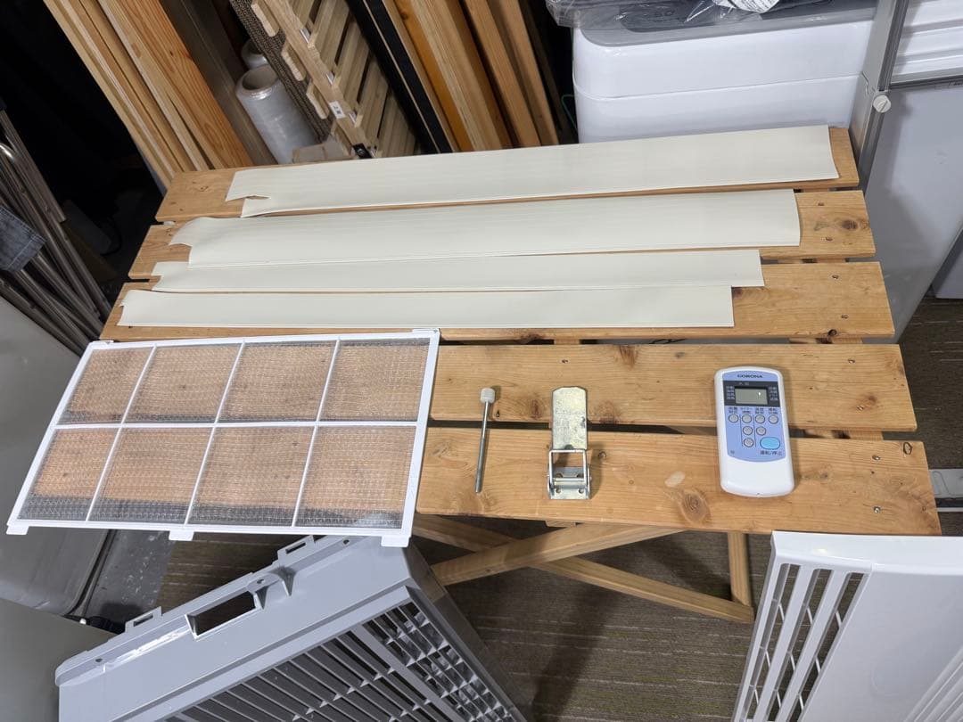 分解洗浄消毒作業済】CORONA 窓用エアコンCW-16A3 ウインドエアコン