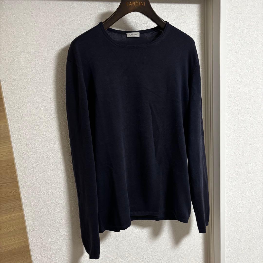 Cruciani クルチアーニ コットンクルーネックニット 46