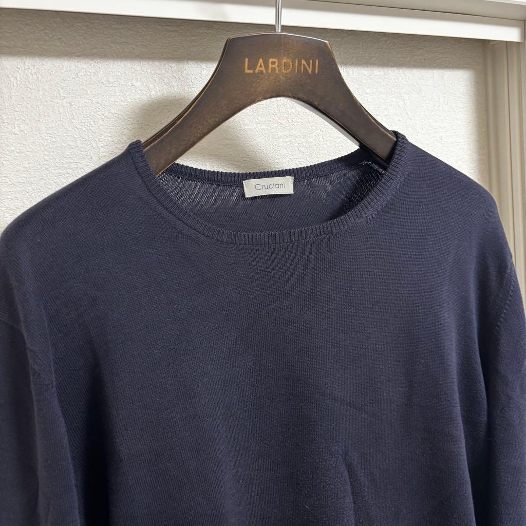 Cruciani クルチアーニ コットンクルーネックニット 46