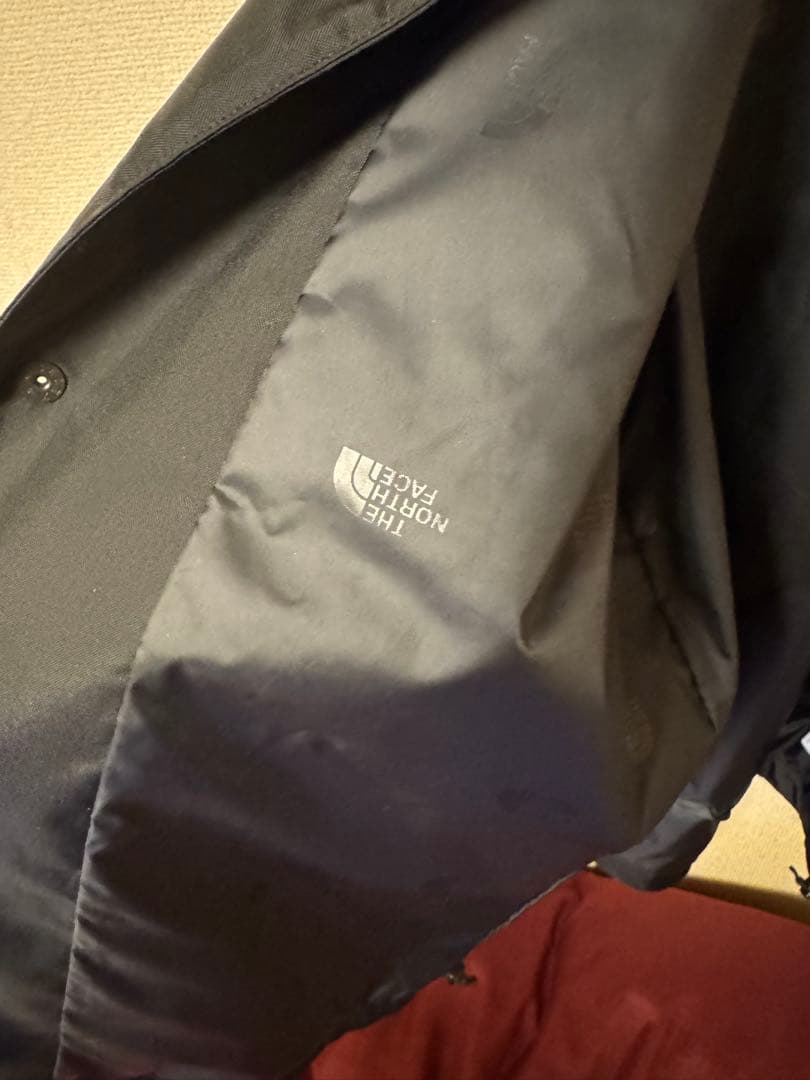 【美品・M】THE NORTH FACE ブラックナイロン コーチジャケット