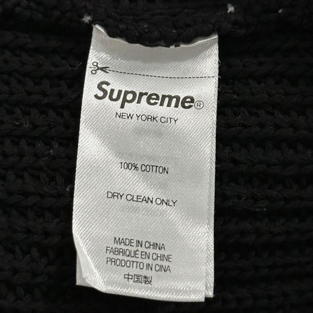 Supreme Small Box Ribbed Sweater ブラック
