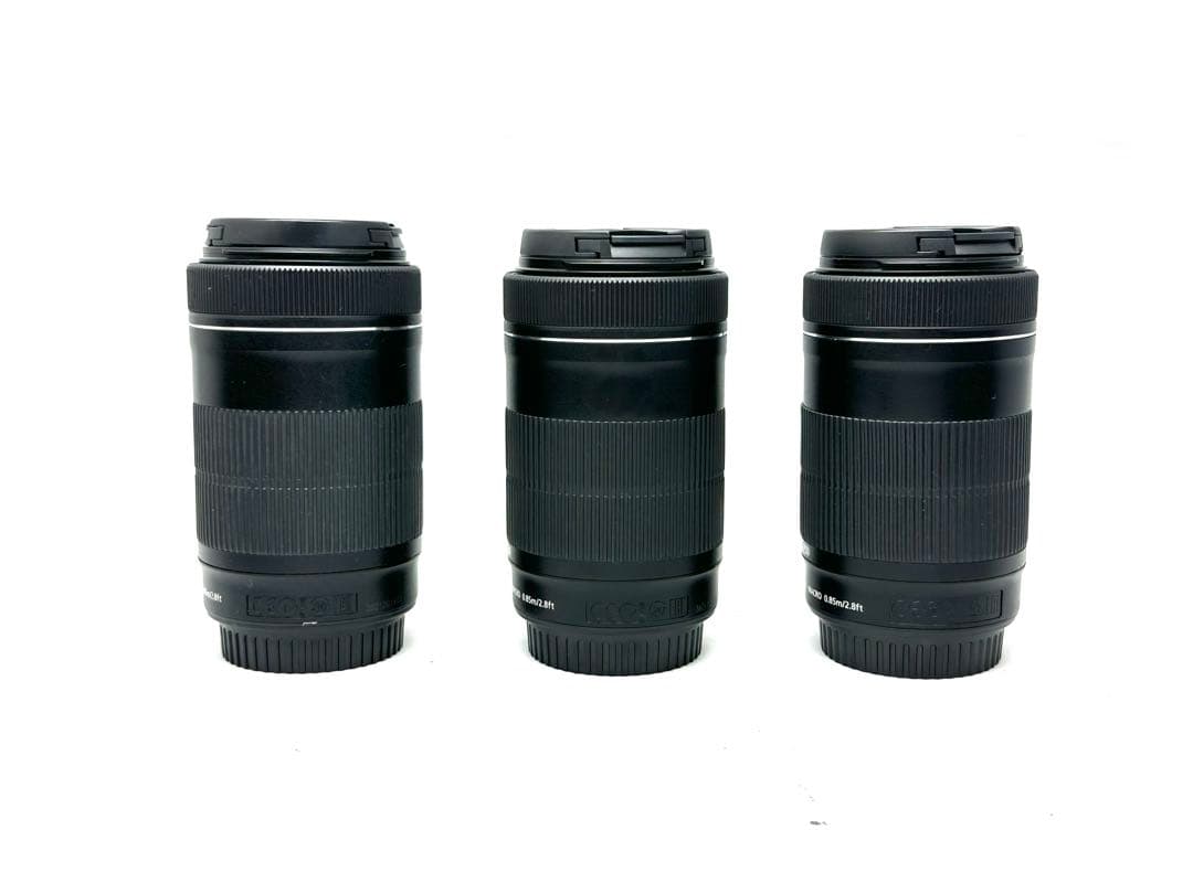 3本セット！Canon EF-S 55-250mm F4-5.6 IS STM