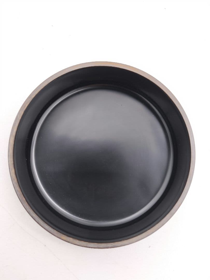 c614 黒中棗 菊蒔絵 岡本陽斎 木箱 茶道具 古物