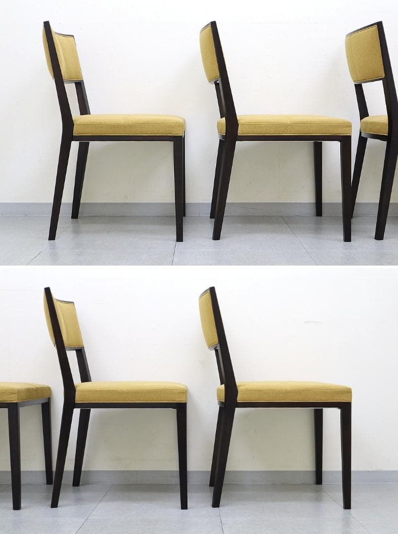 B①4脚セット 美品 TIME&STYLE ダイニングチェア 椅子 旭川家具