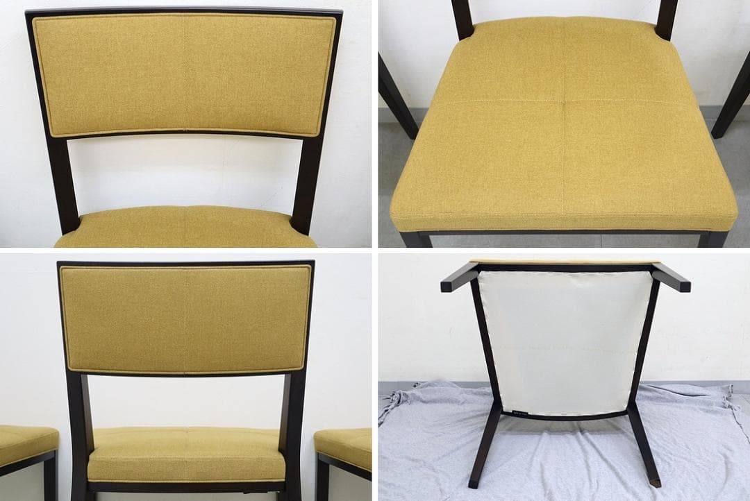 B①4脚セット 美品 TIME&STYLE ダイニングチェア 椅子 旭川家具