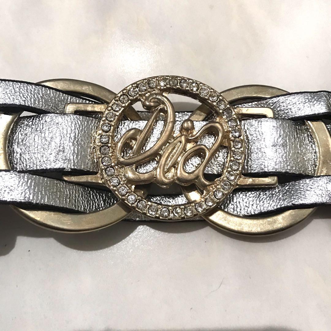 【送料込】d.i.a ロゴ ベルト 豹 アニマル Y2K 00s 平成ギャル