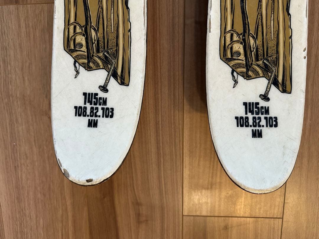 LINE RUCKUS 145cm 幅82 スキー ビンディング　ブーツ付き