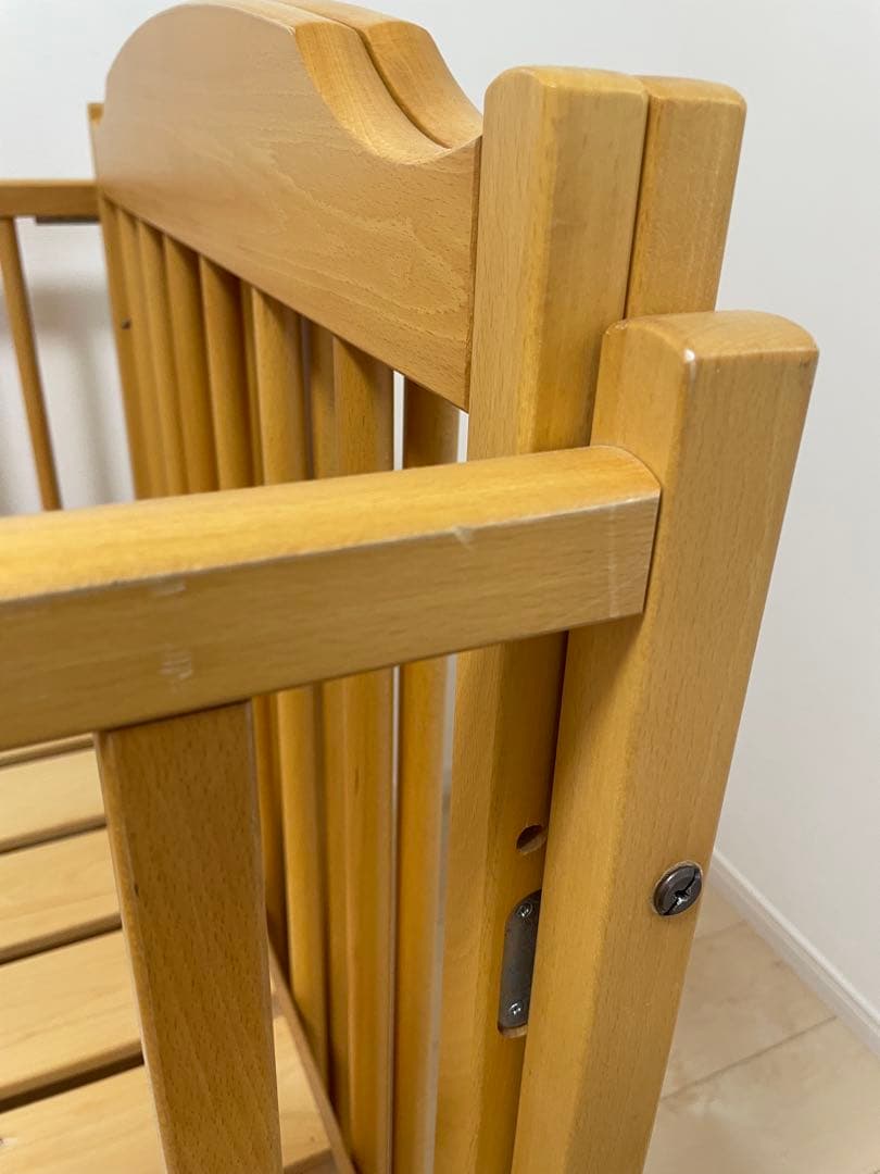 【送料込み】サワベビー　国産ベビーベッド（サークル変更可能）