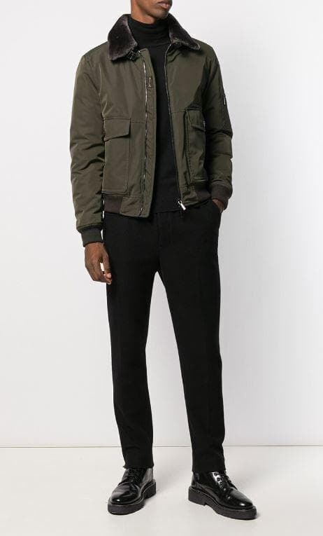 MOORER ムーレー　ミリタリー ダウン ジャケット　フライトジャケット