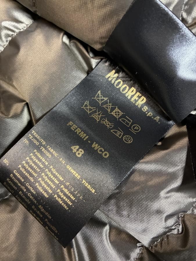 MOORER ムーレー　ミリタリー ダウン ジャケット　フライトジャケット