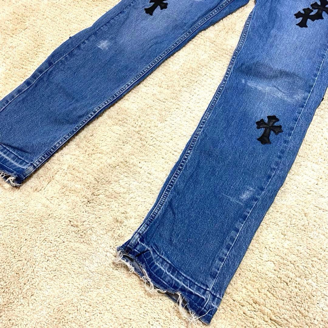 Levi’s 505 デニム advance カスタム クロスパッチ ジーンズ